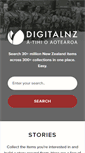 Mobile Screenshot of digitalnz.org